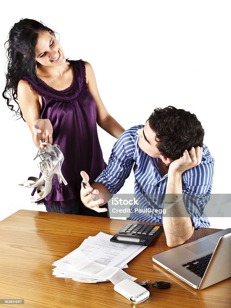 Jovem casal com finacial problemas. - Foto de stock de 18-19 Anos royalty-free