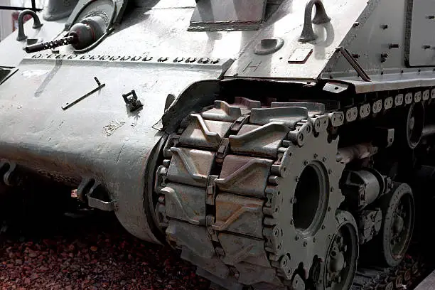 A world war two American Sherman Tank.