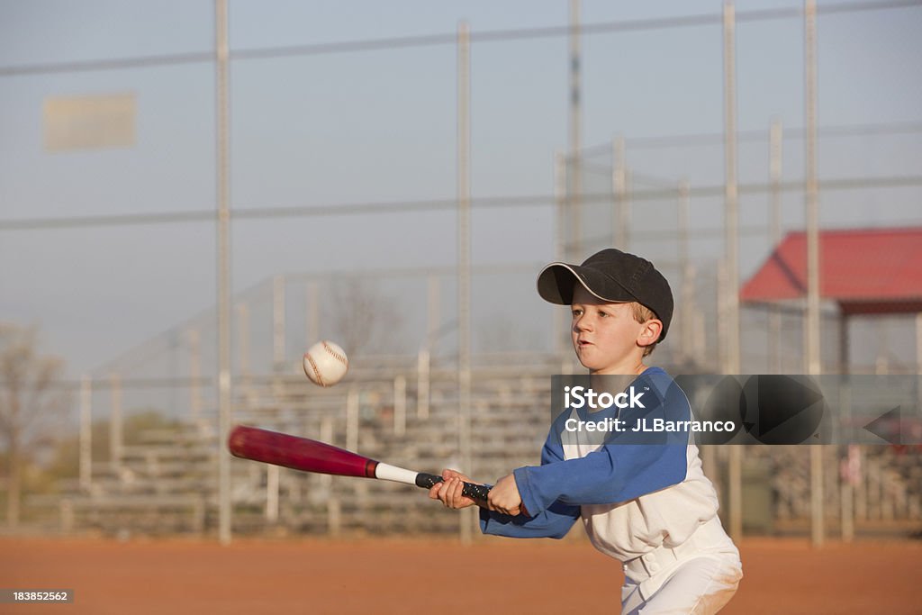 Determinado pouco Batedor de Basebol - Royalty-free Basebol Foto de stock