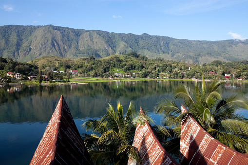 samosir island in lake toba indonesia