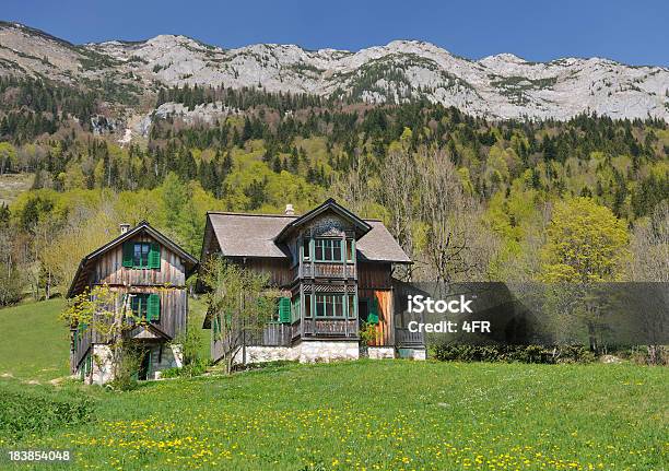 Traditional Austrian Timbered Country House Stock Photo - Download Image Now - Austria, Farmhouse, Mansion