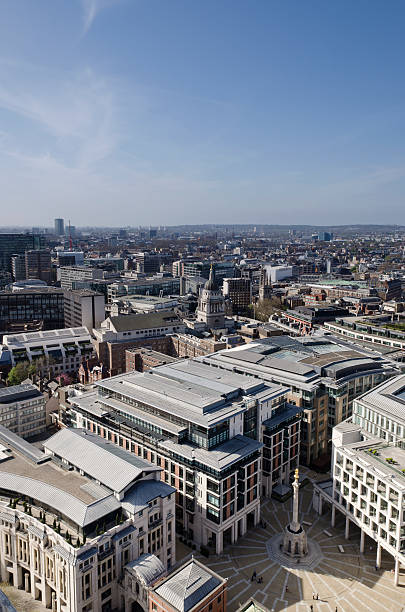 istock Paternoster Square London, view from St Pauls Cathedral 183854229