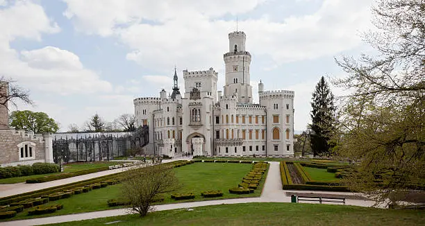 "Victorian chateau of Hluboka, Czech Republic"