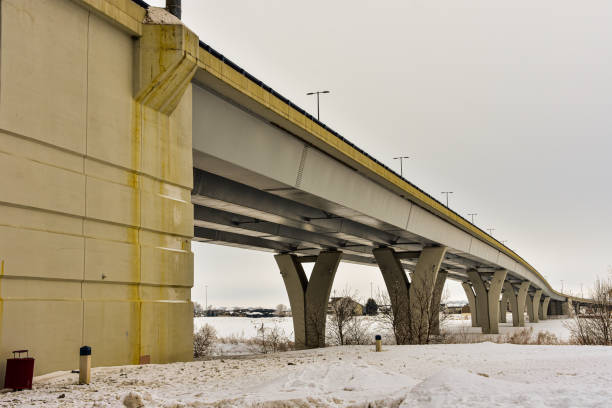 istock Bridge across Missouri river. 1838562732