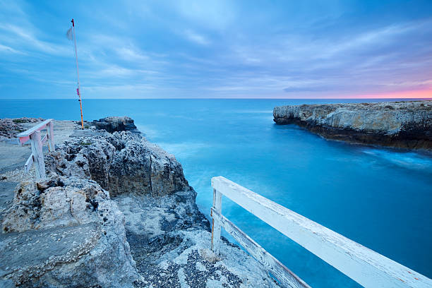 istock Dramatic coastline at sunrise on Sicily, Italy 183857217
