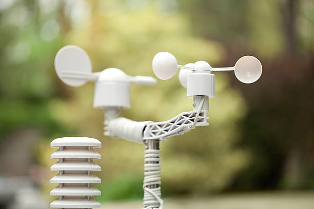 Personal Weather Station for Backyard Meteorologist stock photo