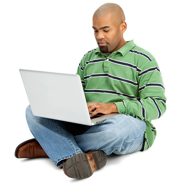 istock African American Man with Laptop 183857314