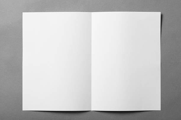 Blank booklet Blank booklet. folded stock pictures, royalty-free photos & images