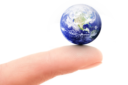 Balancing Earth on Fingertip