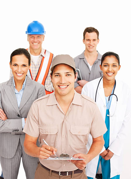 istock Smiling People Of Various Occupations 183858361