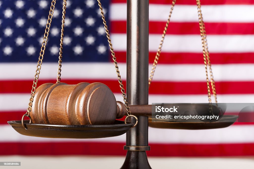 American Justiça - Royalty-free Acordo Foto de stock