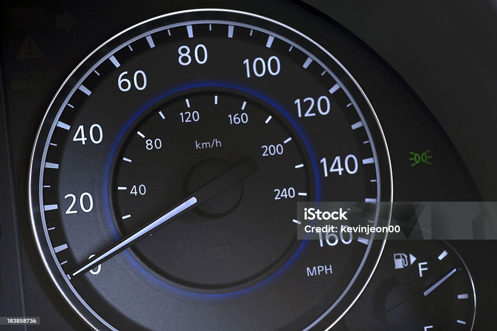 Auto Dashboard - Lizenzfrei Anzeigeinstrument Stock-Foto