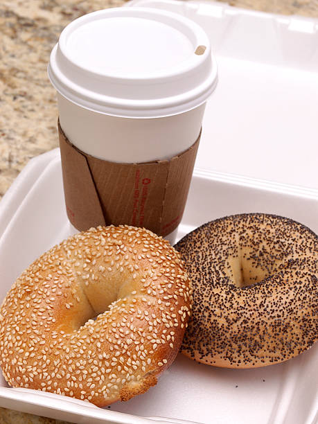 istock Take-out bagels and coffee 183859056