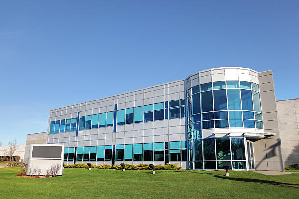 istock Modern Industrial Building and Sign 183859468