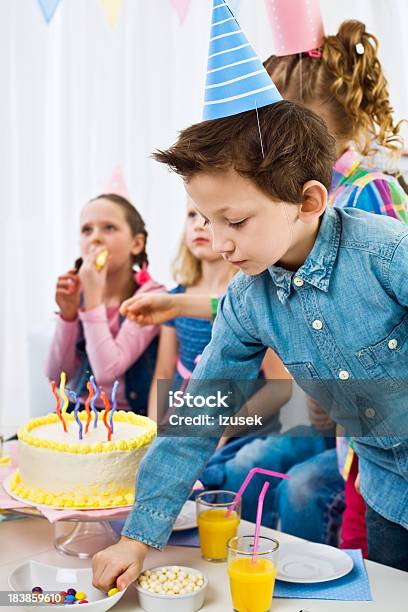 At The Birthday Party Stock Photo - Download Image Now - Birthday, Child, Party - Social Event