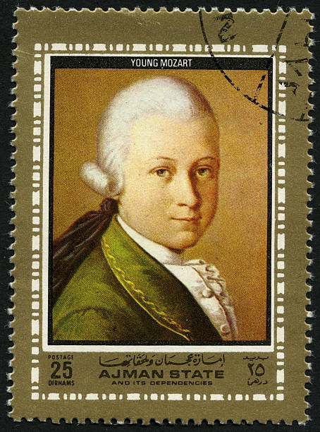istock Painting of Mozart 183860240