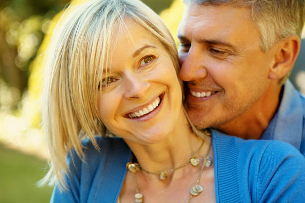 istock Mature couple in love with each other 183860619