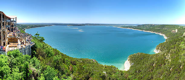 lake travis blick - travis county stock-fotos und bilder