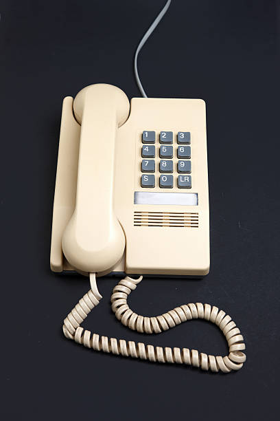istock Retro UK push button telephone circa 1988 183862886
