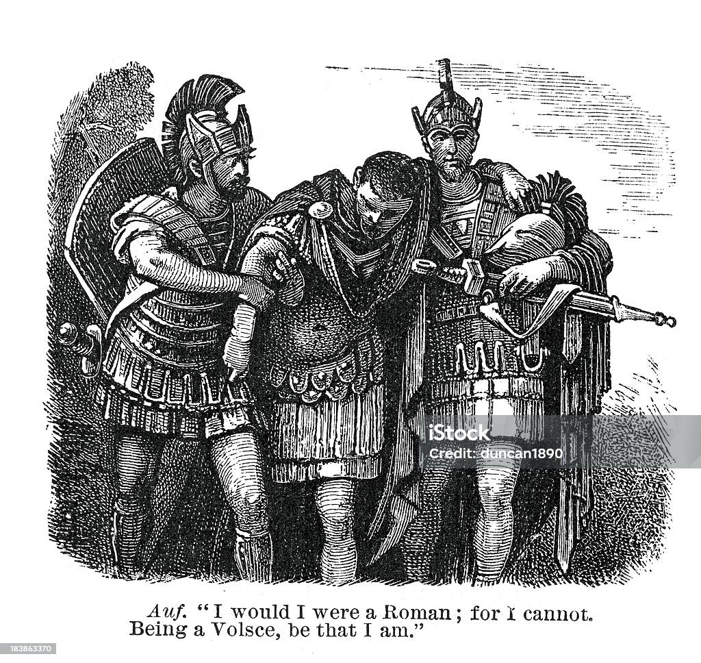 Coriolanus Rome Coriolanus Being A Volsce Be That I Am Stock Illustration - Download ...