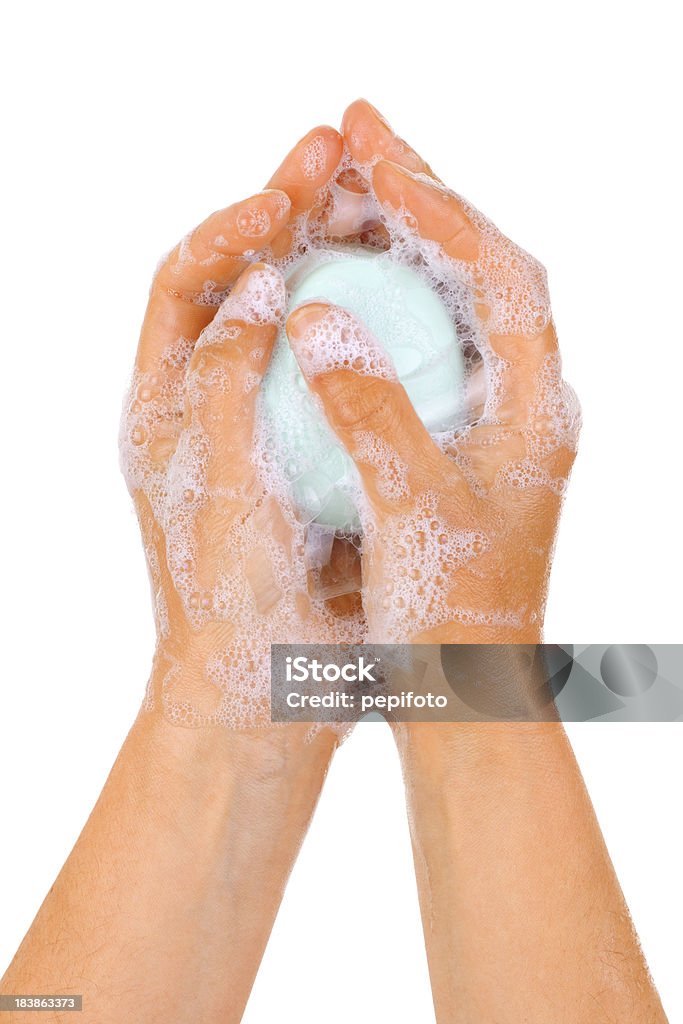 Hände waschen - Lizenzfrei Attraktive Frau Stock-Foto