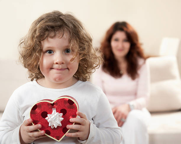istock Happy Girl and Gift Box 183863715