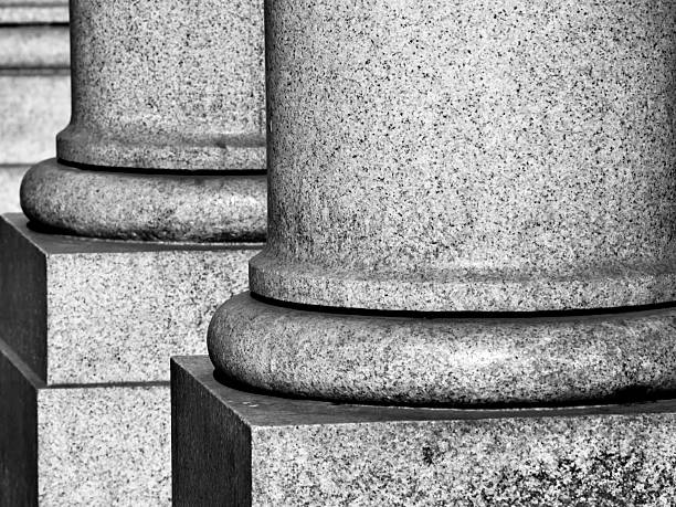 base de columnas - column base strength courthouse fotografías e imágenes de stock