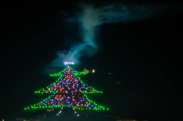 istock Christmas tree in Gubbio 1838645382