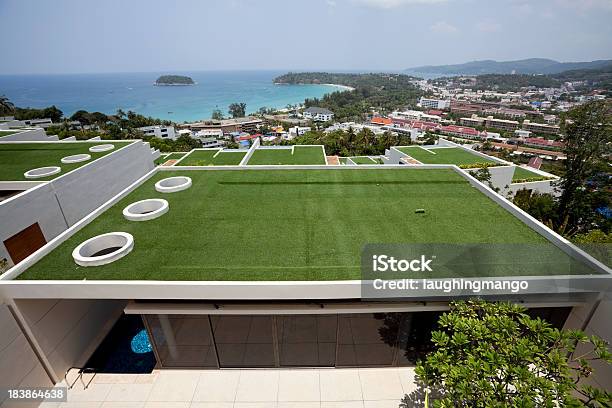 Dach Der Villa Kata Beach Phuket Stockfoto und mehr Bilder von Sode - Sode, Dach, Ferienhaus