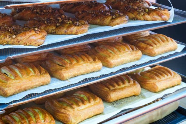 Lots of bread on the store or bakery.