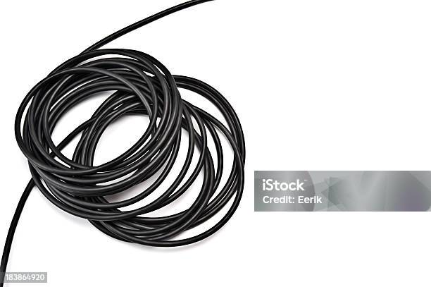 Electric Cable Stock Photo - Download Image Now - Cable, Tangled, White Background