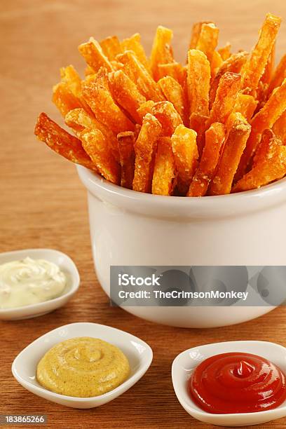 Sweet Potato Fries Stockfoto und mehr Bilder von Aioli - Aioli, Beta-Carotin, Fettgebraten