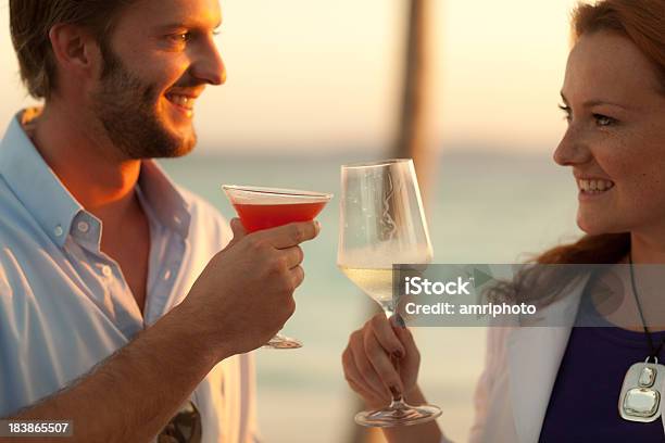 Foto de Um Brinde Com Vinhos E Coquetéis e mais fotos de stock de Amor - Amor, Bar, Bebida