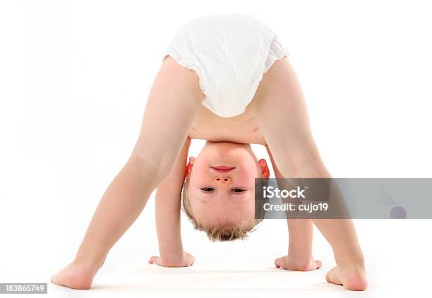 Upsidedown Play Stock Photo - Download Image Now - Diaper, Baby - Human Age, Child