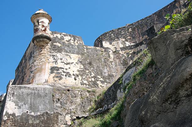 Fort in San Juan stock photo