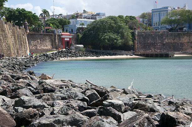 Fort in San Juan stock photo