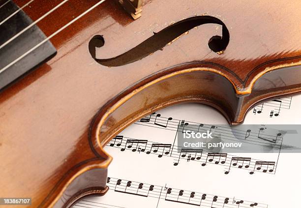 Violin Stock Photo - Download Image Now - Arts Culture and Entertainment, Classical Music, Classical Style