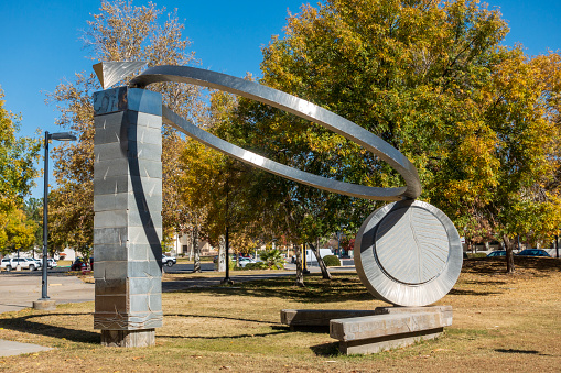 Mesilla, USA - November 13, 2022. Campus view of University of New Mexico in Mesilla, New Mexico, USA