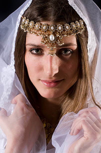 istock Woman wearing scarf 183867775