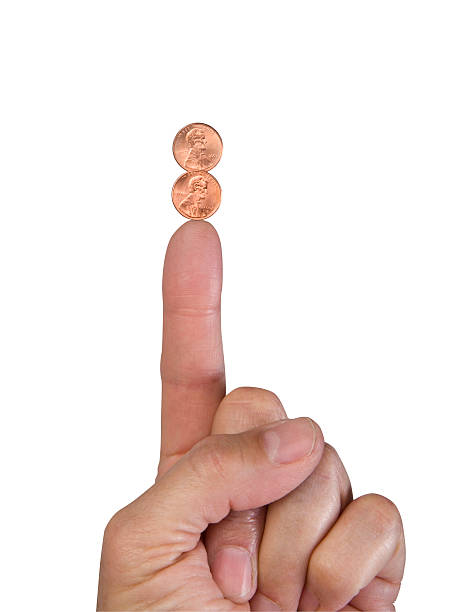 Here's my two cents Opinion stock photo