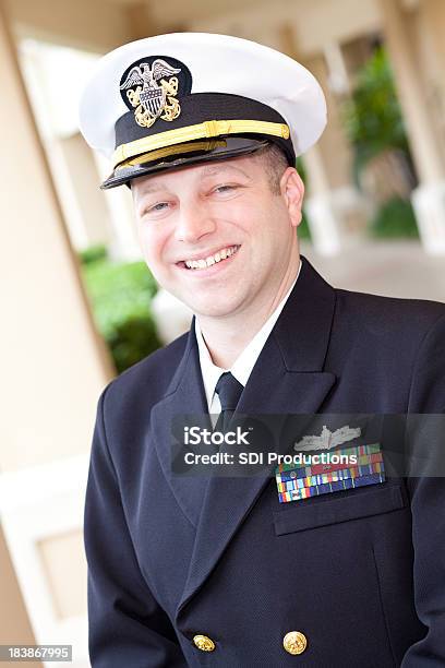 Usa Militär Officer Lächeln Stockfoto und mehr Bilder von Offizier - Offizier, Militär, Marine