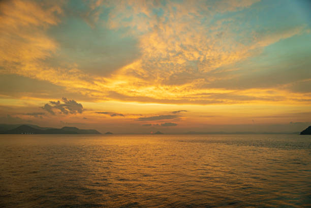 Sunset seen from Takamatsu Por