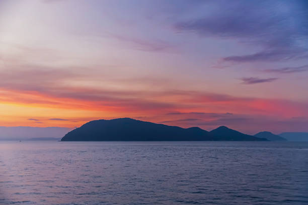 Remote islands seen from Shikoku