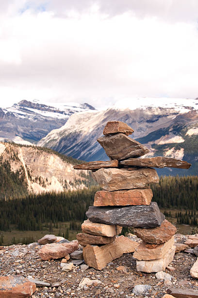 istock Rocky Mountain Inukshuk 183868437
