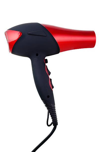 Hair dryer isolated on white with clipping-path.See more hair styling pictures
