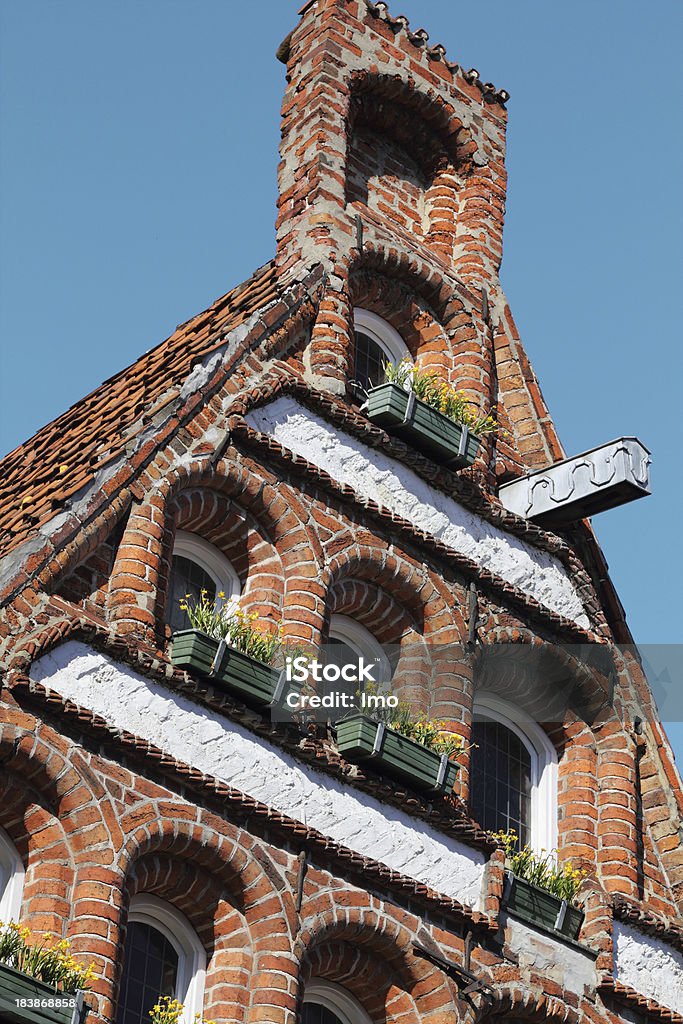 Historische gable, Lüneburg - Lizenzfrei Altstadt Stock-Foto