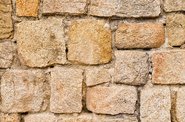 istock Wall made with big stones. Background 183868860