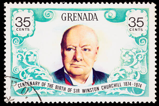 istock Grenada Winston Churchill postage stamp 183869575