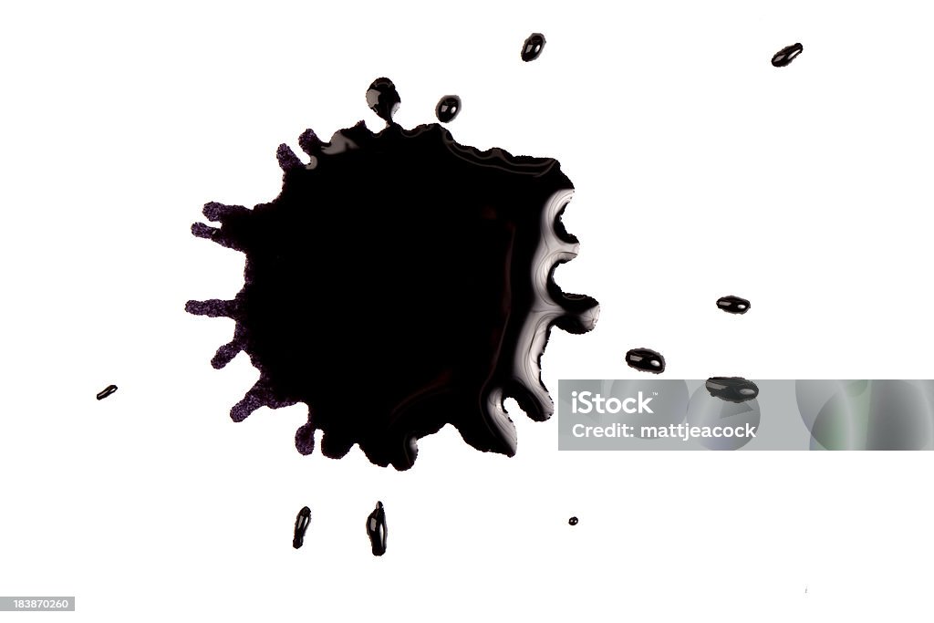 Splat de tinta - Foto de stock de Tinta libre de derechos