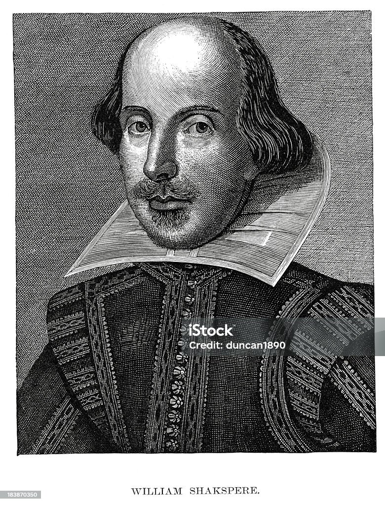 William Shakespeare - Royalty-free Escritor Ilustração de stock